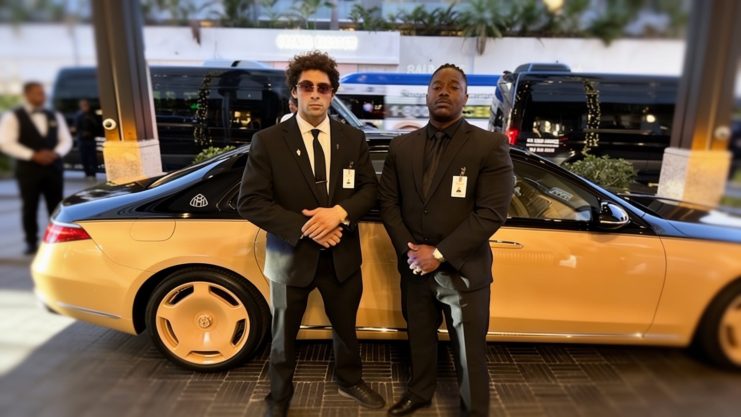 Credentialed Spectrum Florida Security officers on a government contract assignment